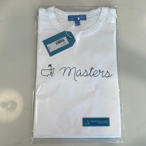 Brand new white short sleeved t-shirt from the masters